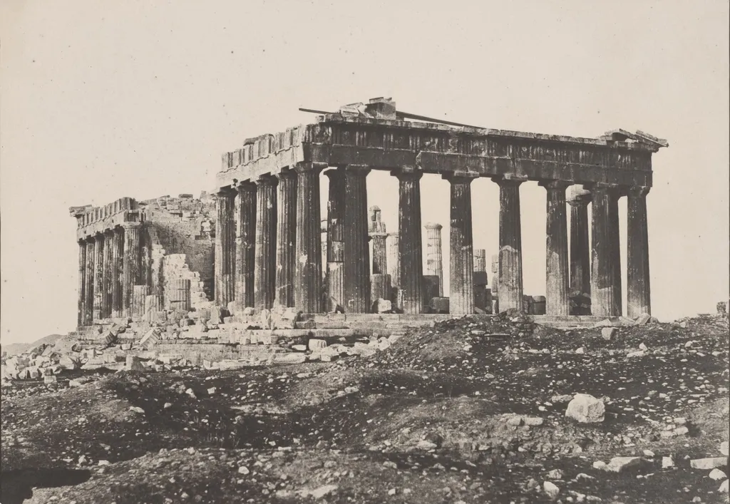 Parthenon, by Eugène Piot, 1852
