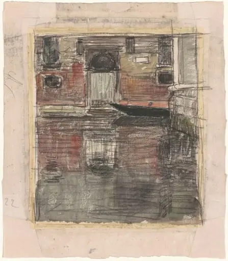 Reflections, Venetian Canal, by Eugène Vail