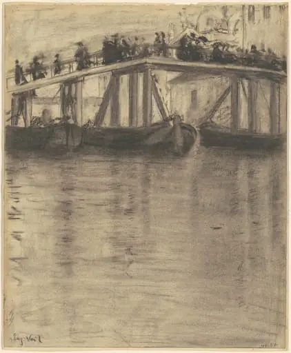 Venetian Bridge, by Eugène Vail