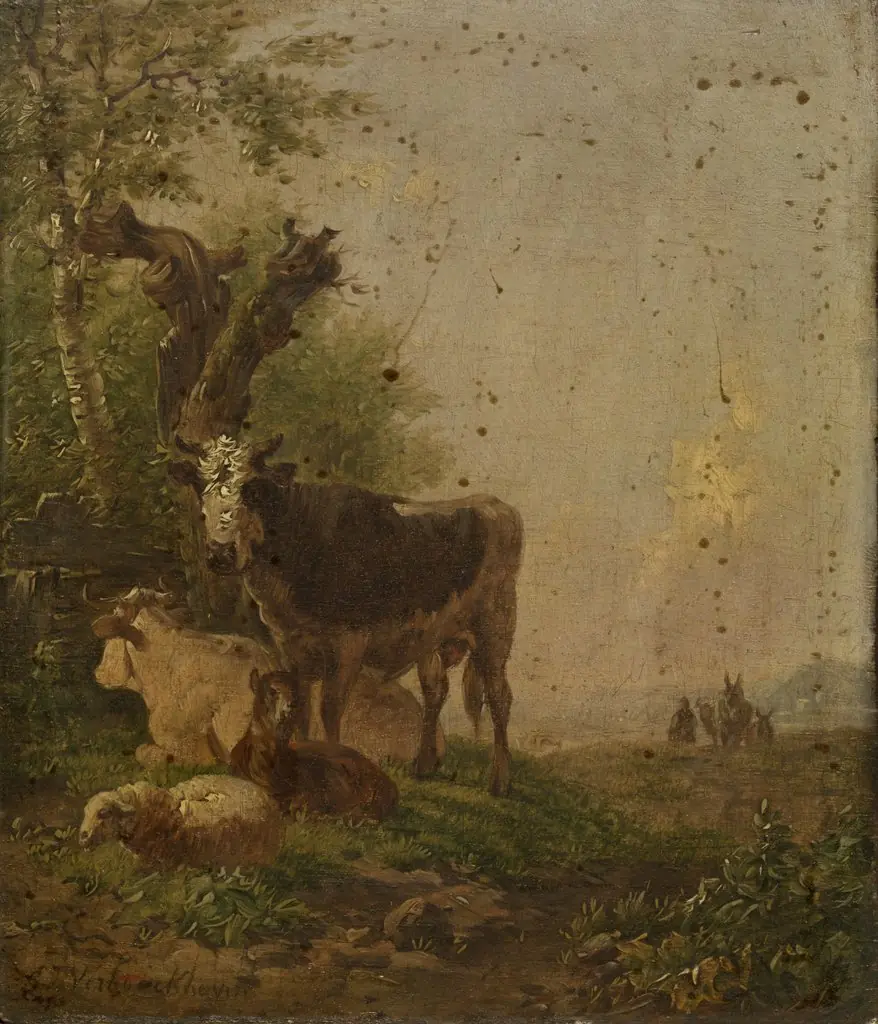 Cows and Sheep, by Eugène Verboeckhoven
