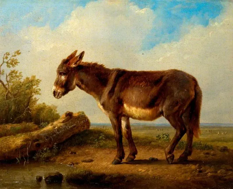 Landscape with a Donkey
