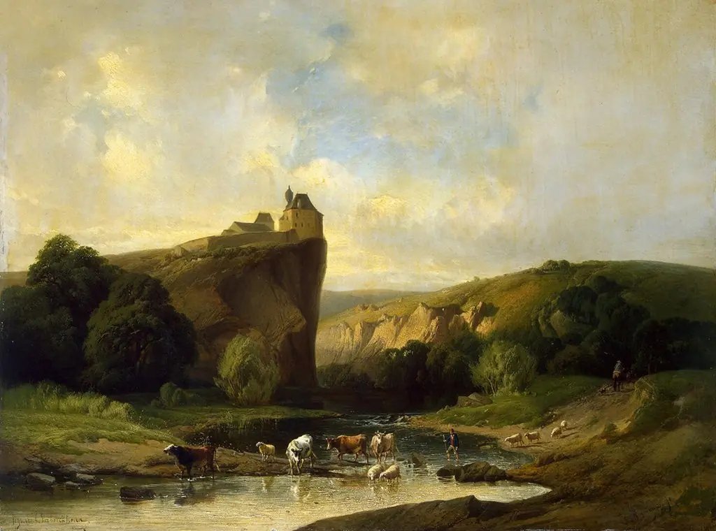 Landscape with a Herd, by Eugène Verboeckhoven