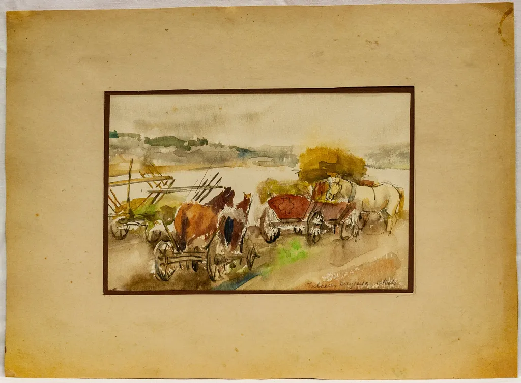 Căruțe la Dunăre, by Eugenia Iftodi