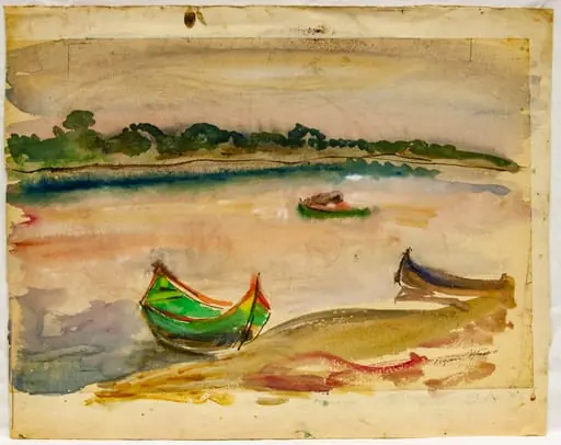 Peisaj din Deltă, by Eugenia Iftodi