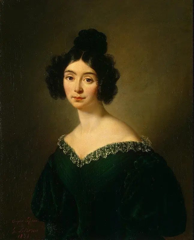 Portrait of Mademoiselle Riviere, by Eugénie Tripier-Le Franc