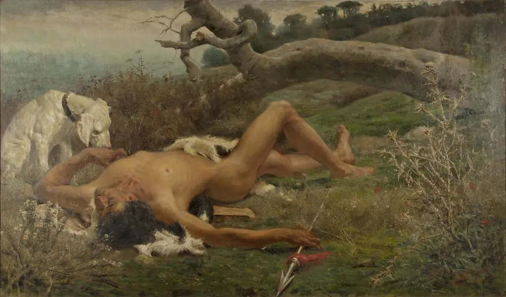 La muerte de Adonis, by Eugenio Álvarez Dumont