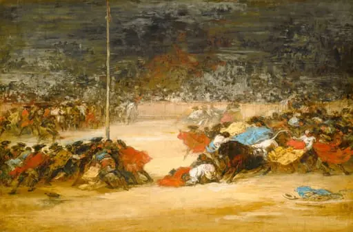 The Bullfight, by Eugenio Lucas Villamil