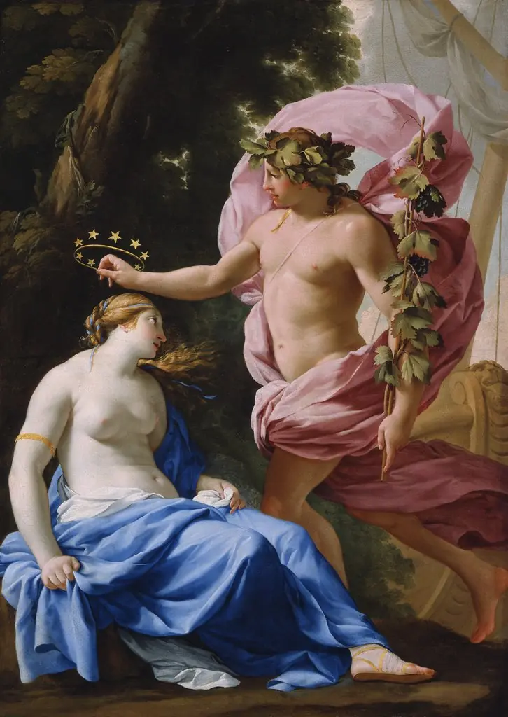 Bacchus and Ariadne, by Eustache Le Sueur