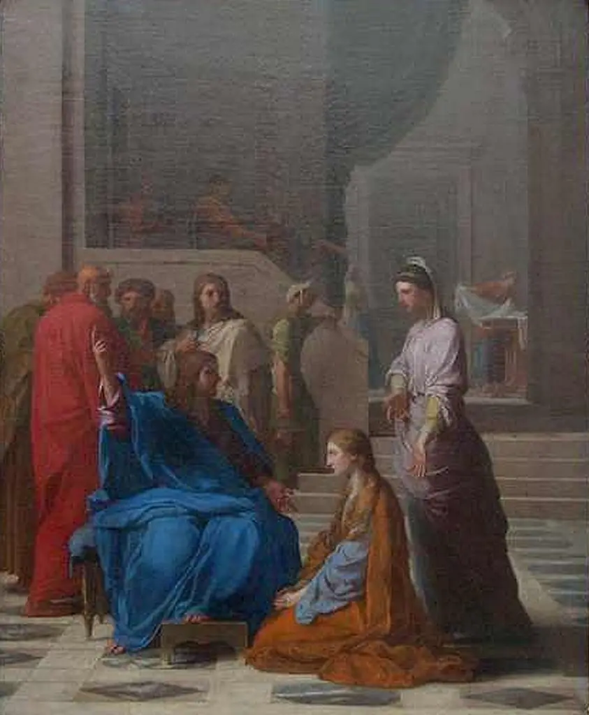 Christ in the House of Mary and Martha, by Eustache Le Sueur