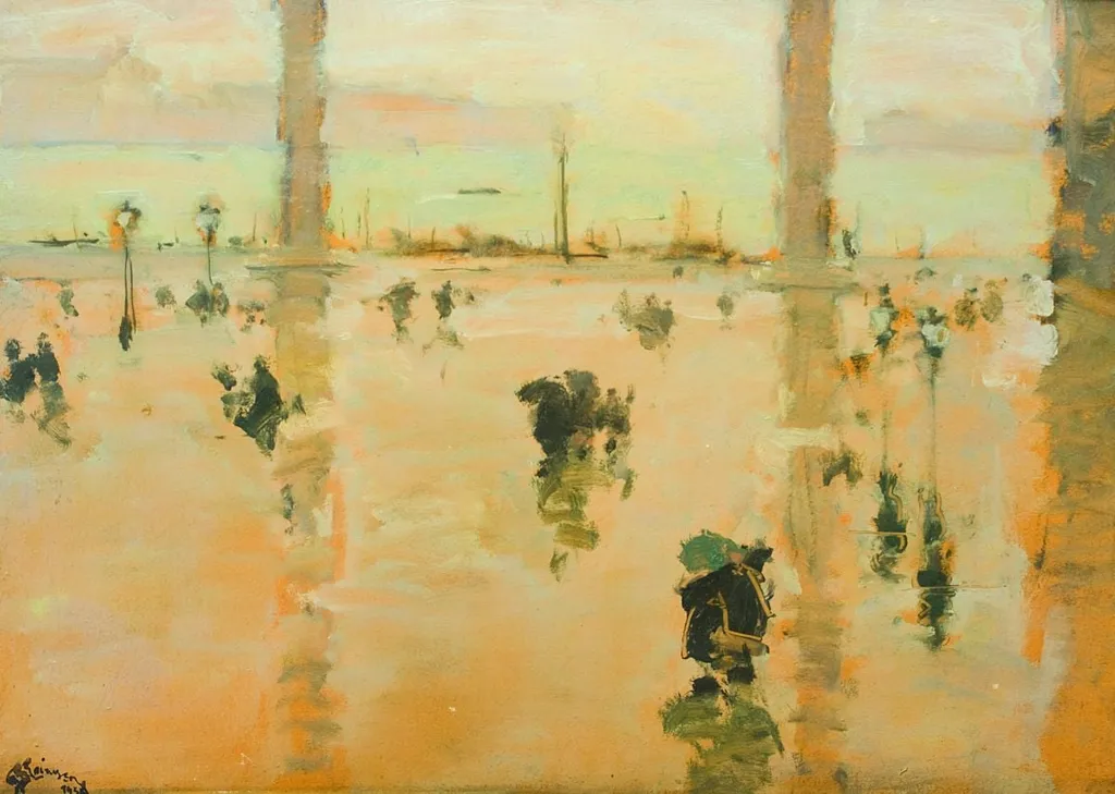 Piața San Marco, by Eustațiu Stoenescu, 1934