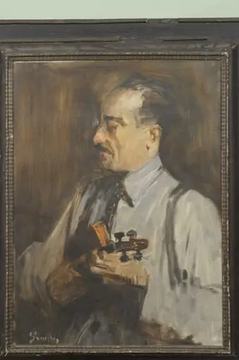 Violonistul (Grigore Drăgoescu), by Eustațiu Stoenescu