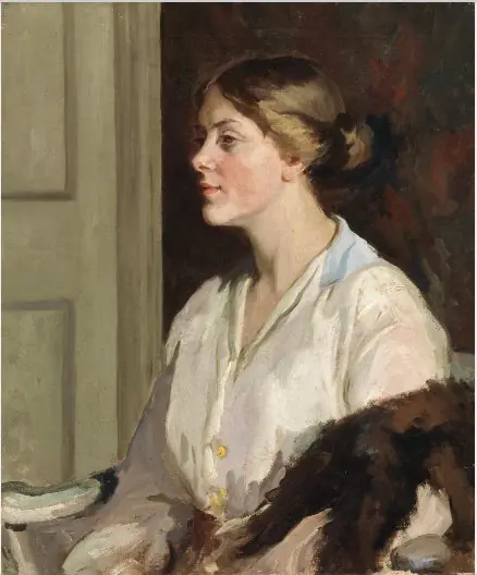 Portrait of Rose Dorothy Brooke, Cousin of the Artist, by Eva Henrietta Hamilton