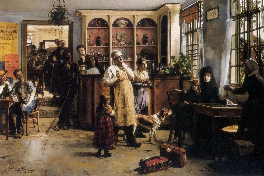 The foreigners, by Évariste Carpentier