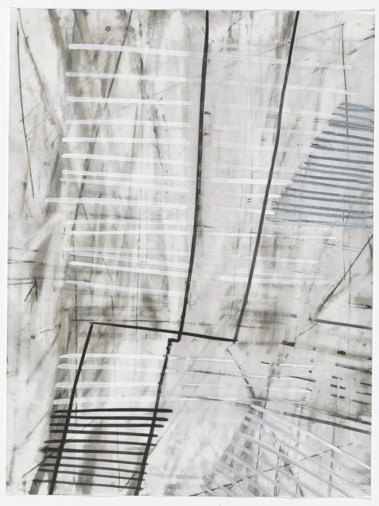 Untitled, by Eve Aschheim, charcoal, 1999