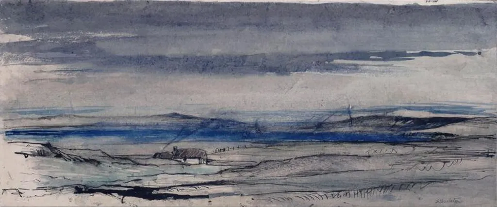 Barra, Scotland, by Eveleen Buckton, watercolor, 1879