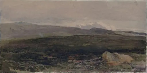 Hills near Loch Awe : Twilight, by Evert Collier
