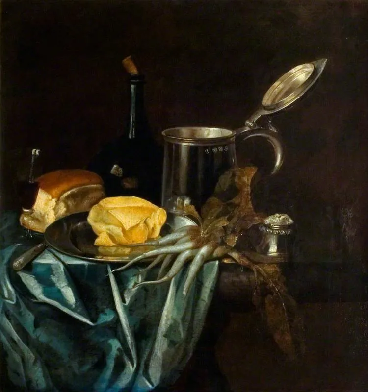 Still Life, by Evert Collier, oil, 1700
