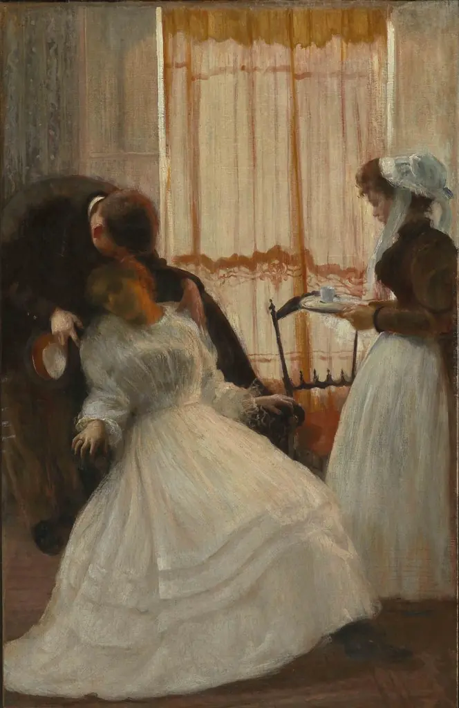 Everyday scene, created when the artist's stay in Paris