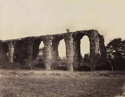 Roman Aqueduct, Beaunant, France, by F. Chabrol