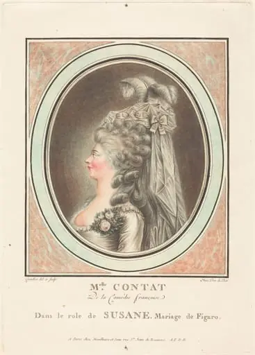 Mademoiselle Contat, by F. Coutellier