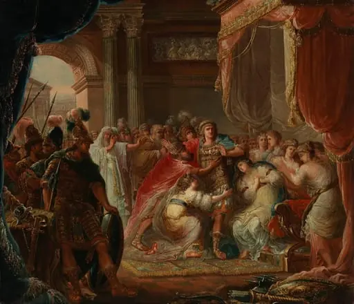 Prinssi Meleager kieltäytyy taistelemasta maan vihollisia vastaan, kopio Jonas Åkerströmin mukaan, by F. F. Sedmigradsky