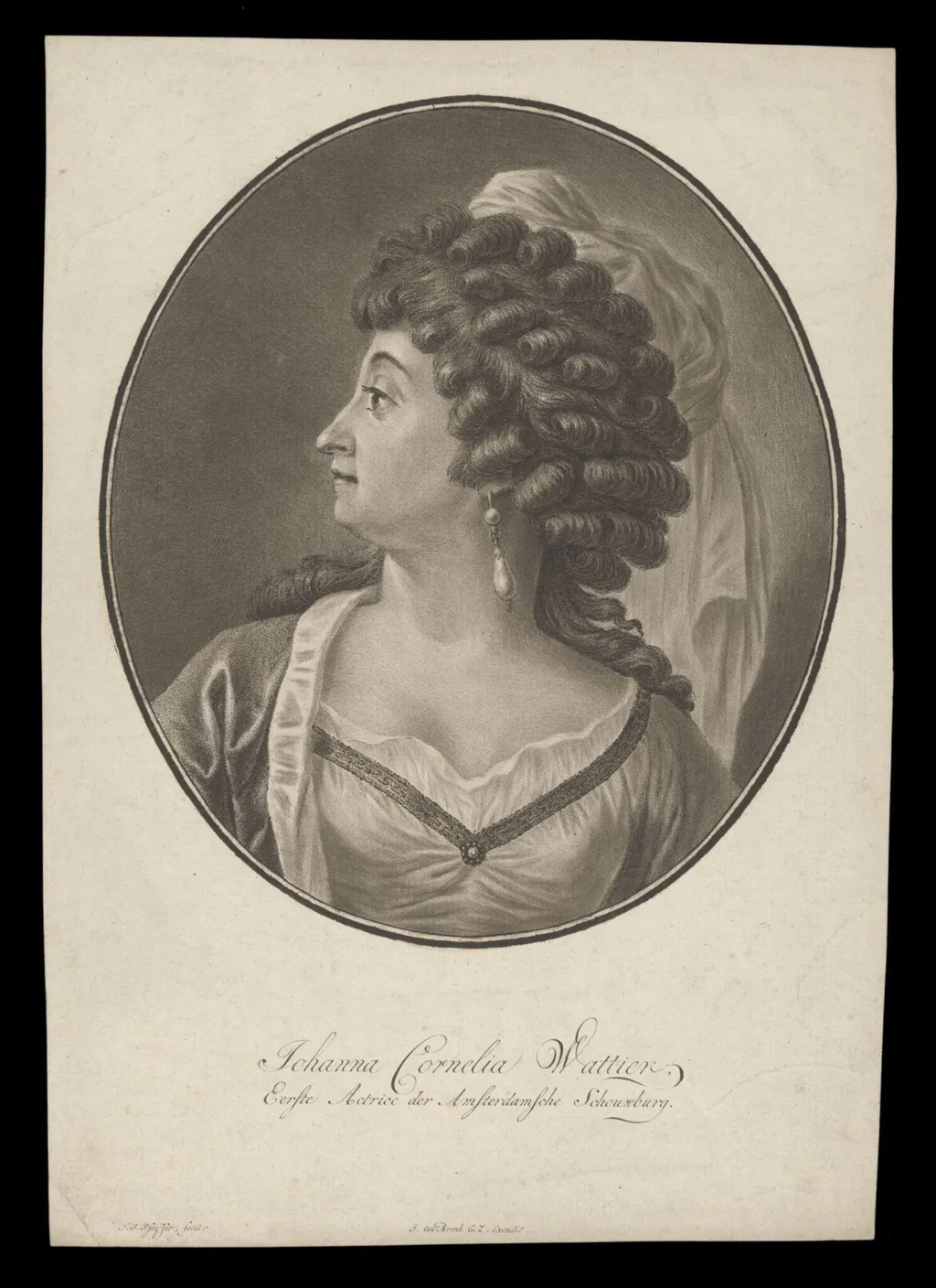 H Beard Print Collection, by F. J. Pfeiffer, 1750