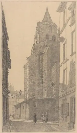 Apse of St.-Didier, Avignon, by F. L. Griggs