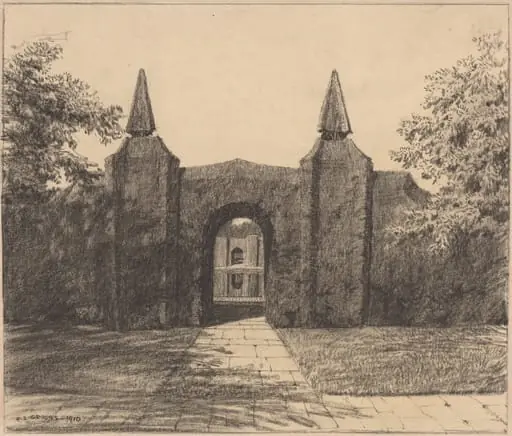 Topiary Archway, by F. L. Griggs