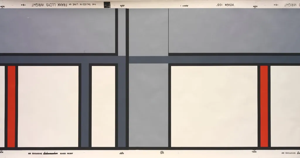 Design 103, by F. Schumacher and Co., 1959