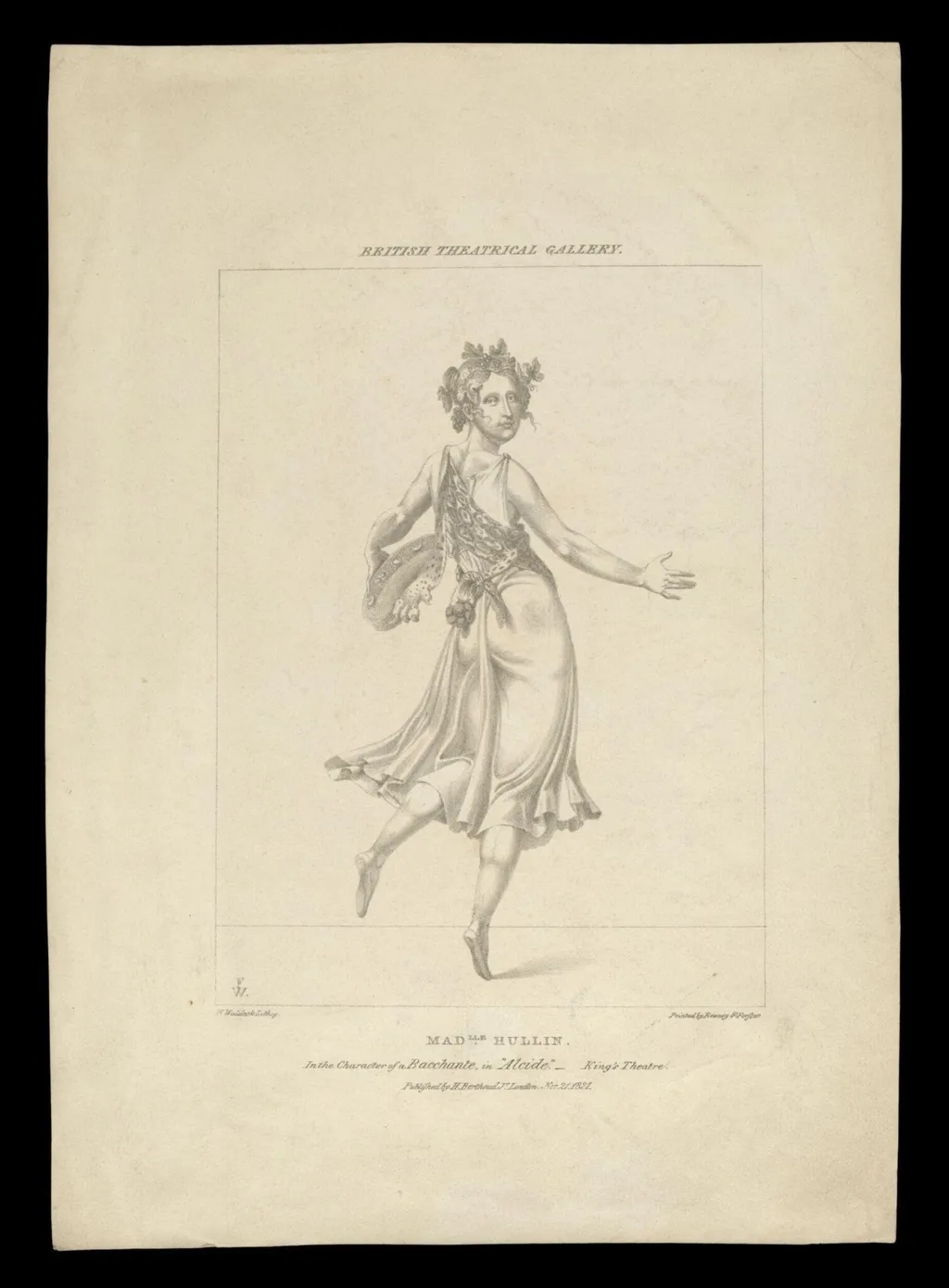 H Beard Print Collection, by F. Waldeck, 1821
