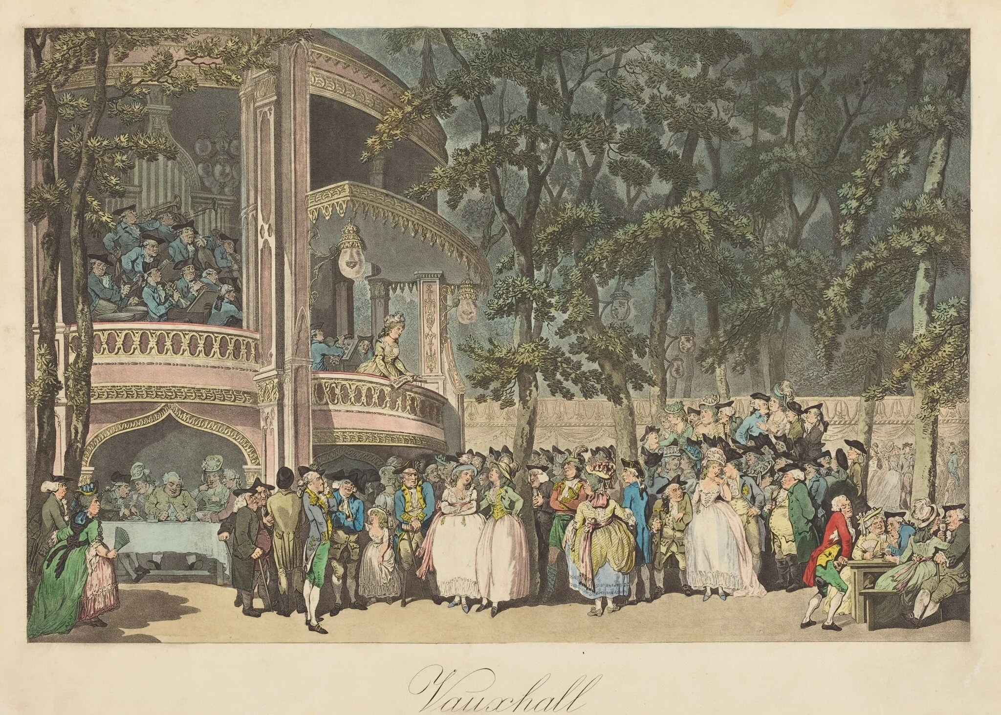 Vauxhall Gardens, detail