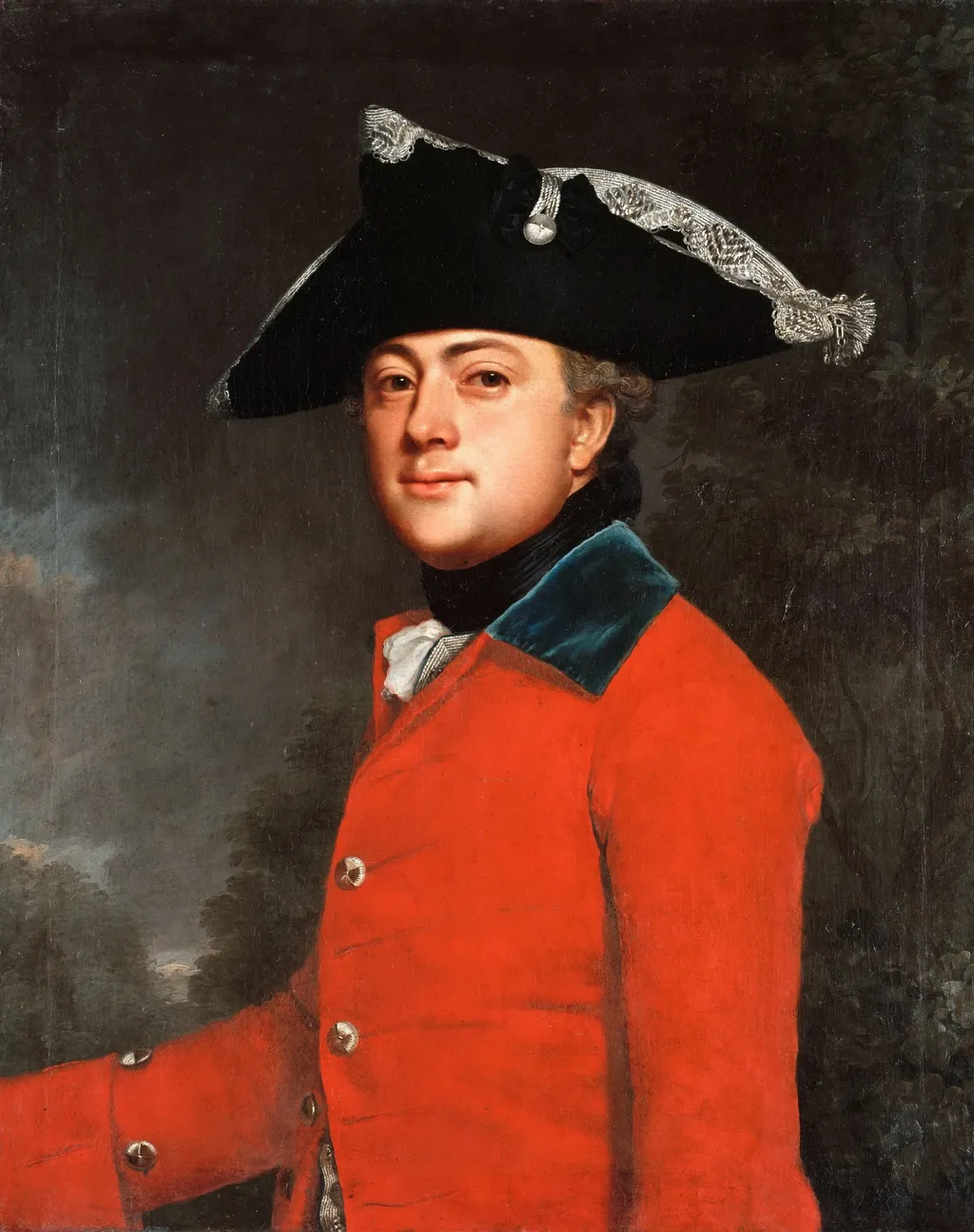 Brigade Major Georg Heinrich Beerhorst, by Christoph Friedrich Reinhold Lisiewski, paint, 1760
