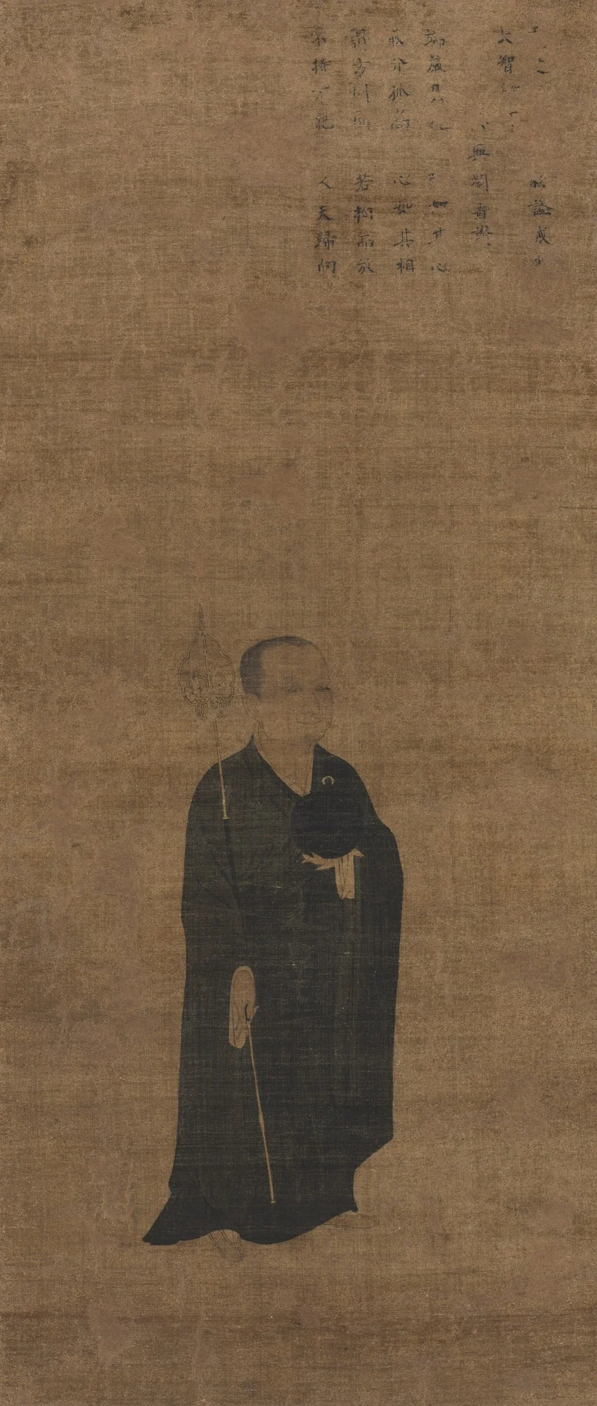Portrait of Priest Dazhi (1048–1116), Master of Law, detail