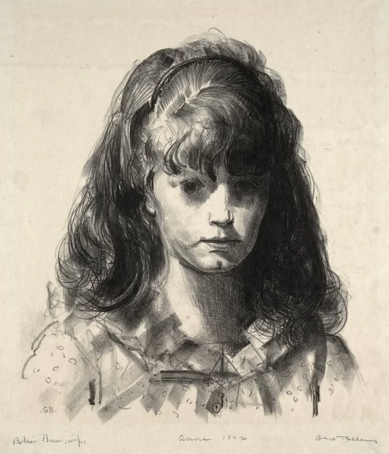 Head of Anne, detail