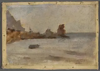 Seaside in Gurzuf. From the journey to Crimea, by Jan Ciągliński, unspecified, 1897
