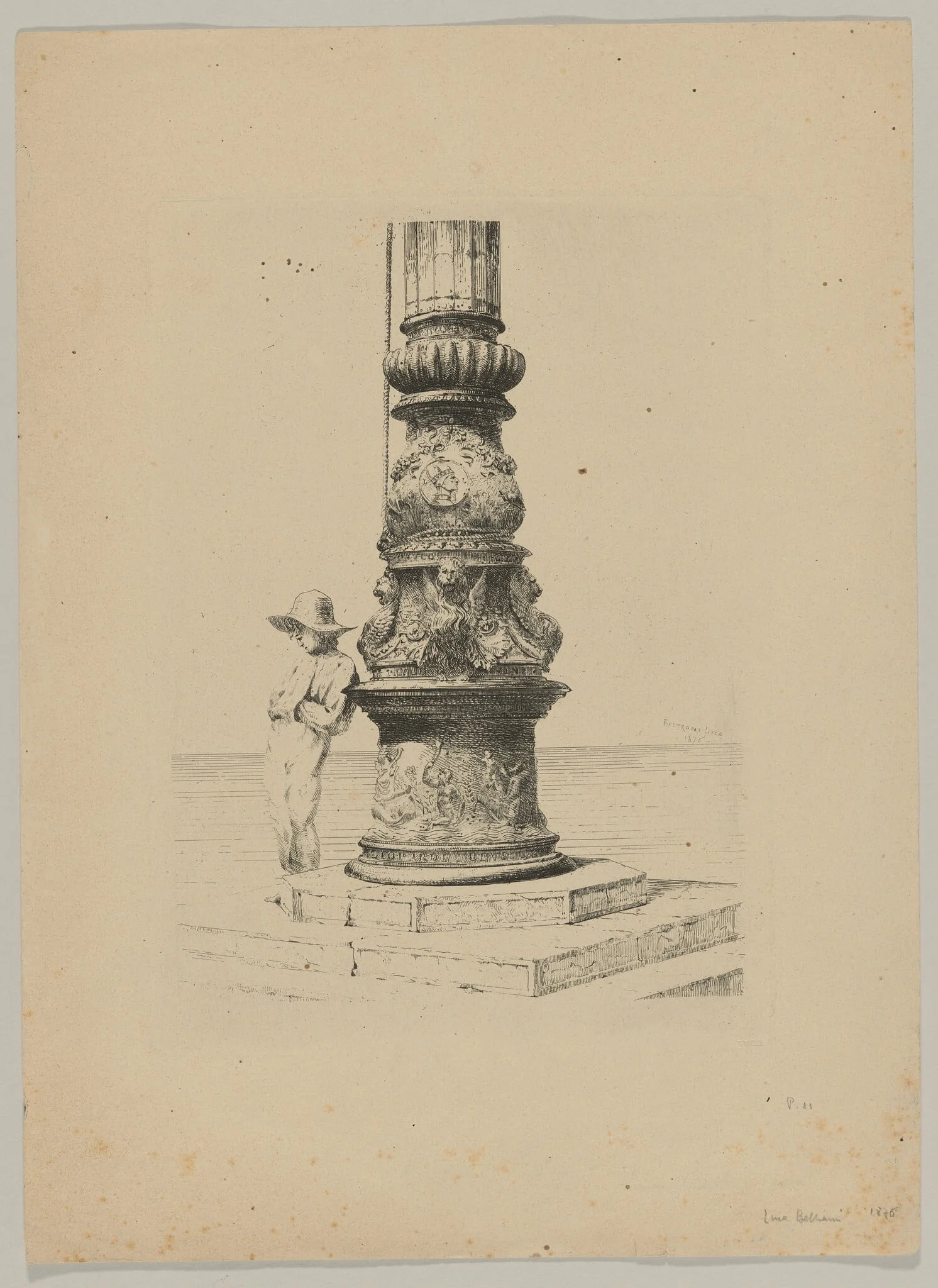 Column in Saint Mark’s Square, detail