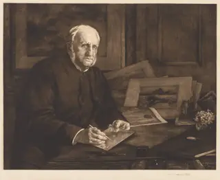 Sir Francis Seymour Haden, by George Percy Jacomb-Hood, 1901
