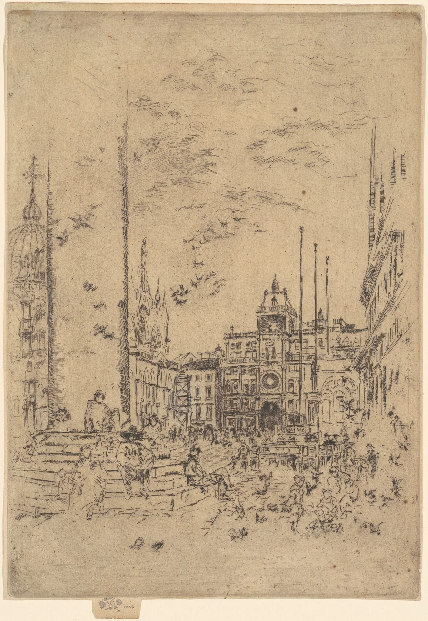 The Piazzetta, detail