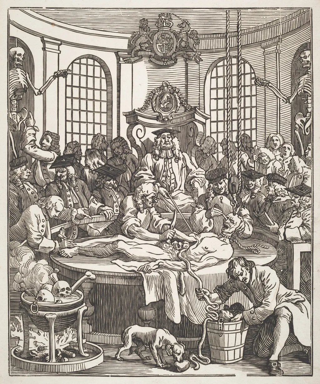 The Reward of Cruelty, by John Bell, ink, 1750