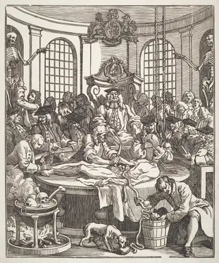 The Reward of Cruelty, by John Bell, ink, 1750