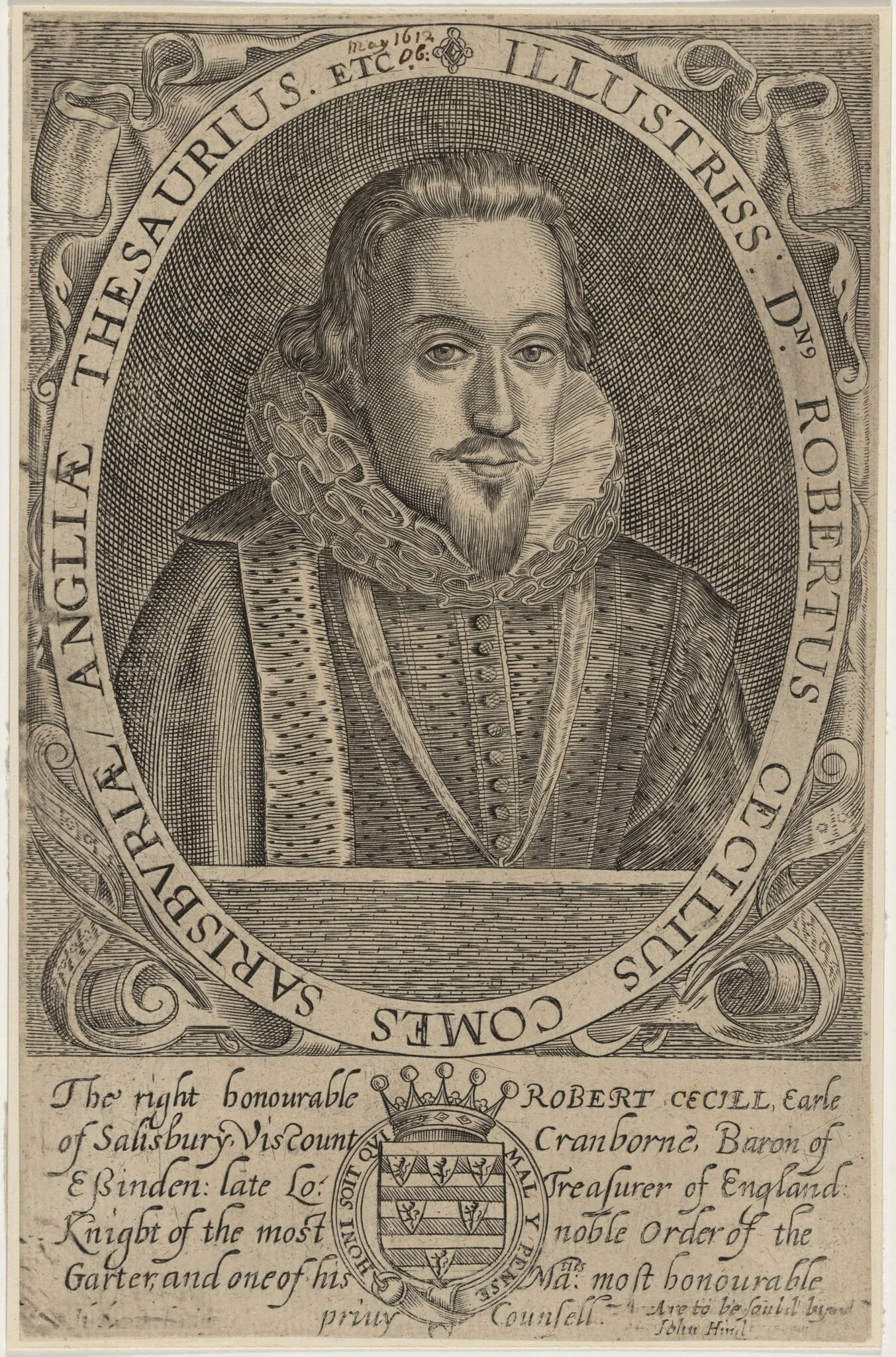 Robert Cecil, First Earl of Salisbury, detail