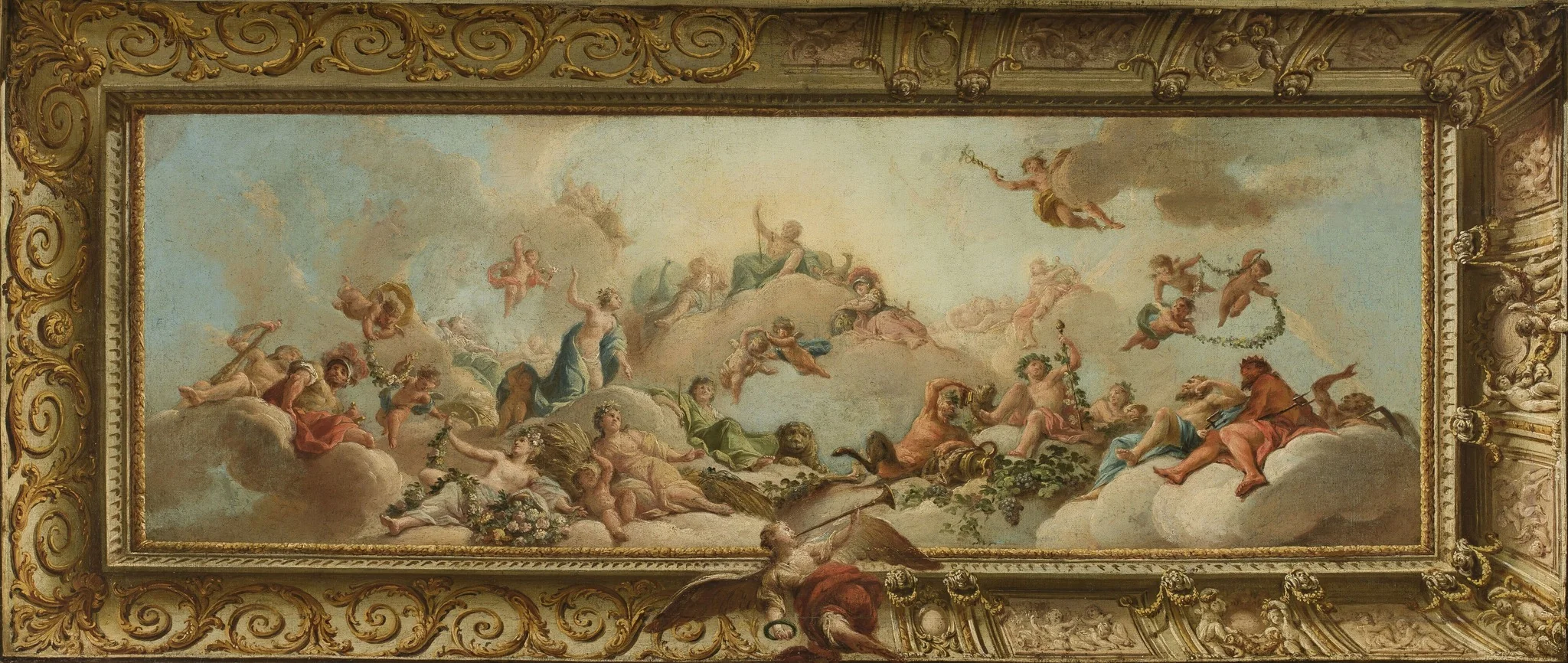 Greeting of Venus at Mount Olympus, detail