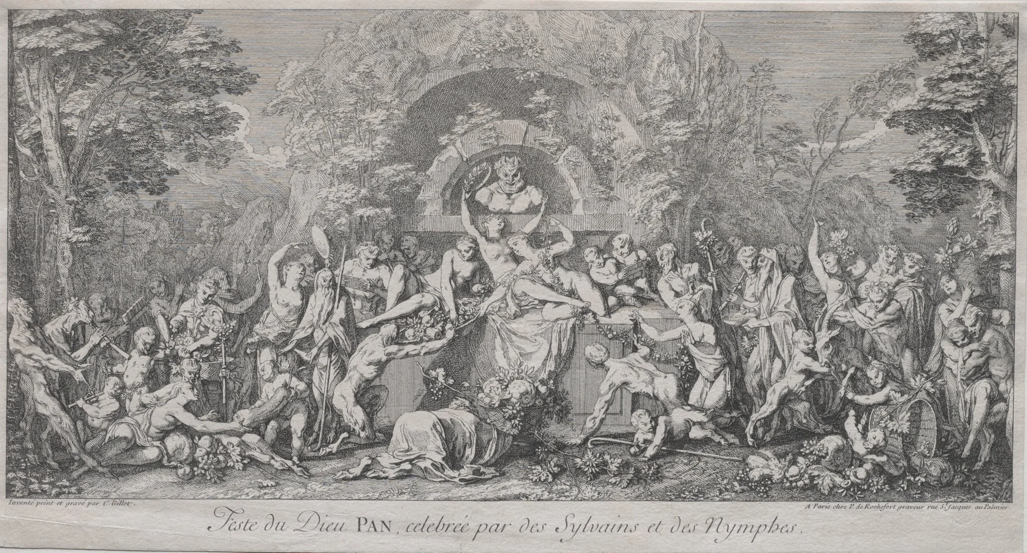 The Four Festivals: Festival of the God Pan, detail