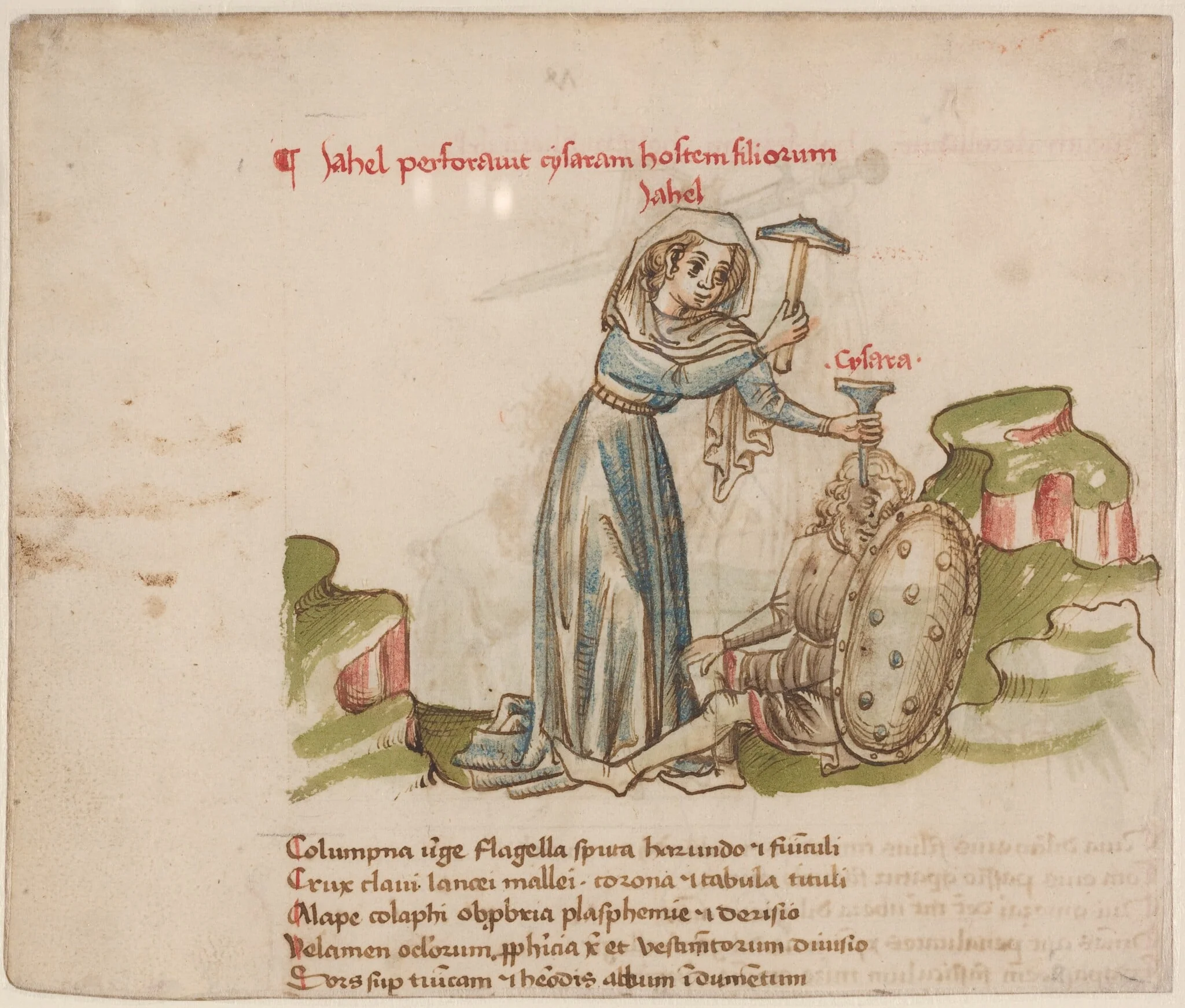 Jael Killing Sisera, detail
