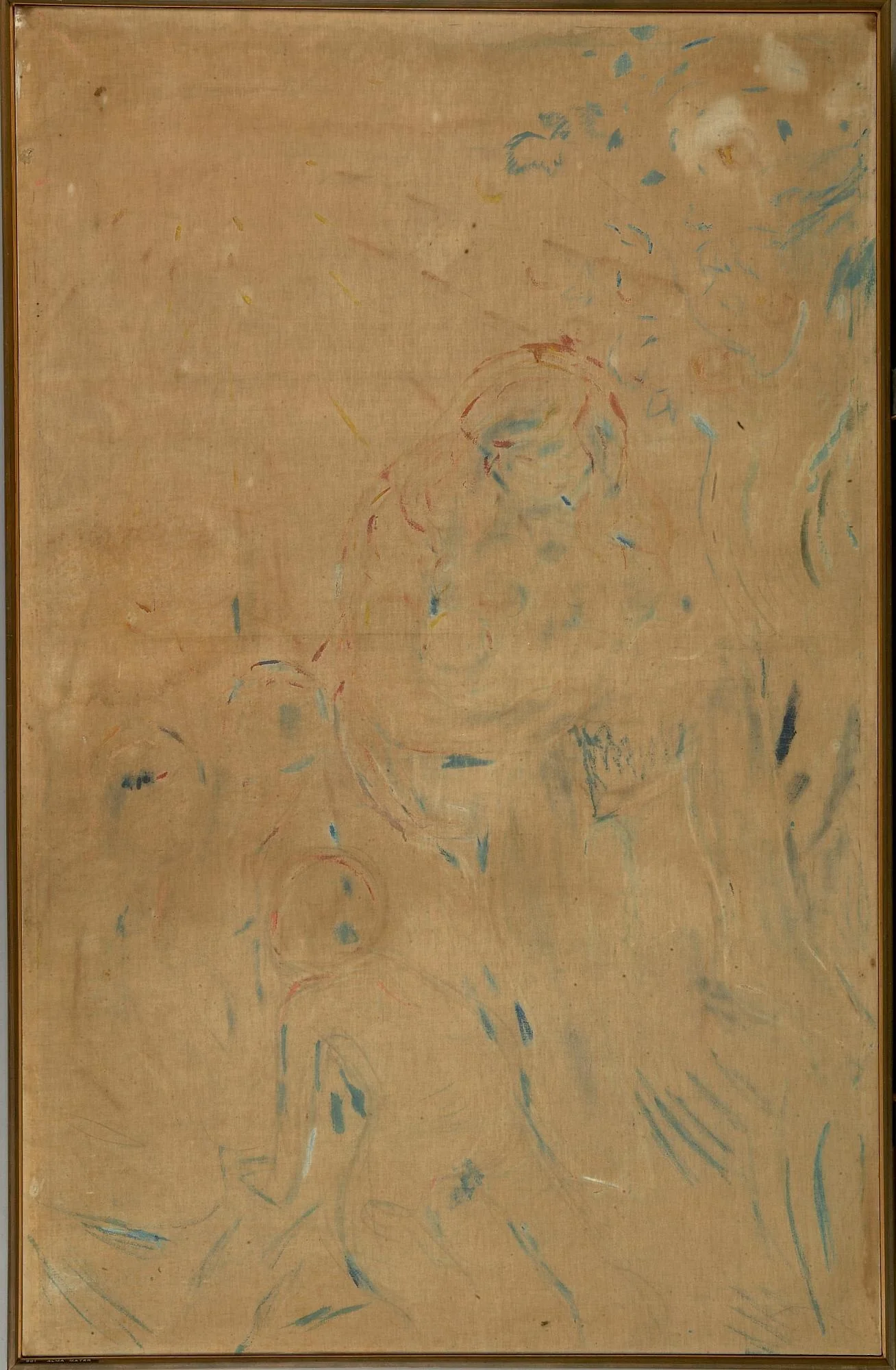 Woman with Children, detail