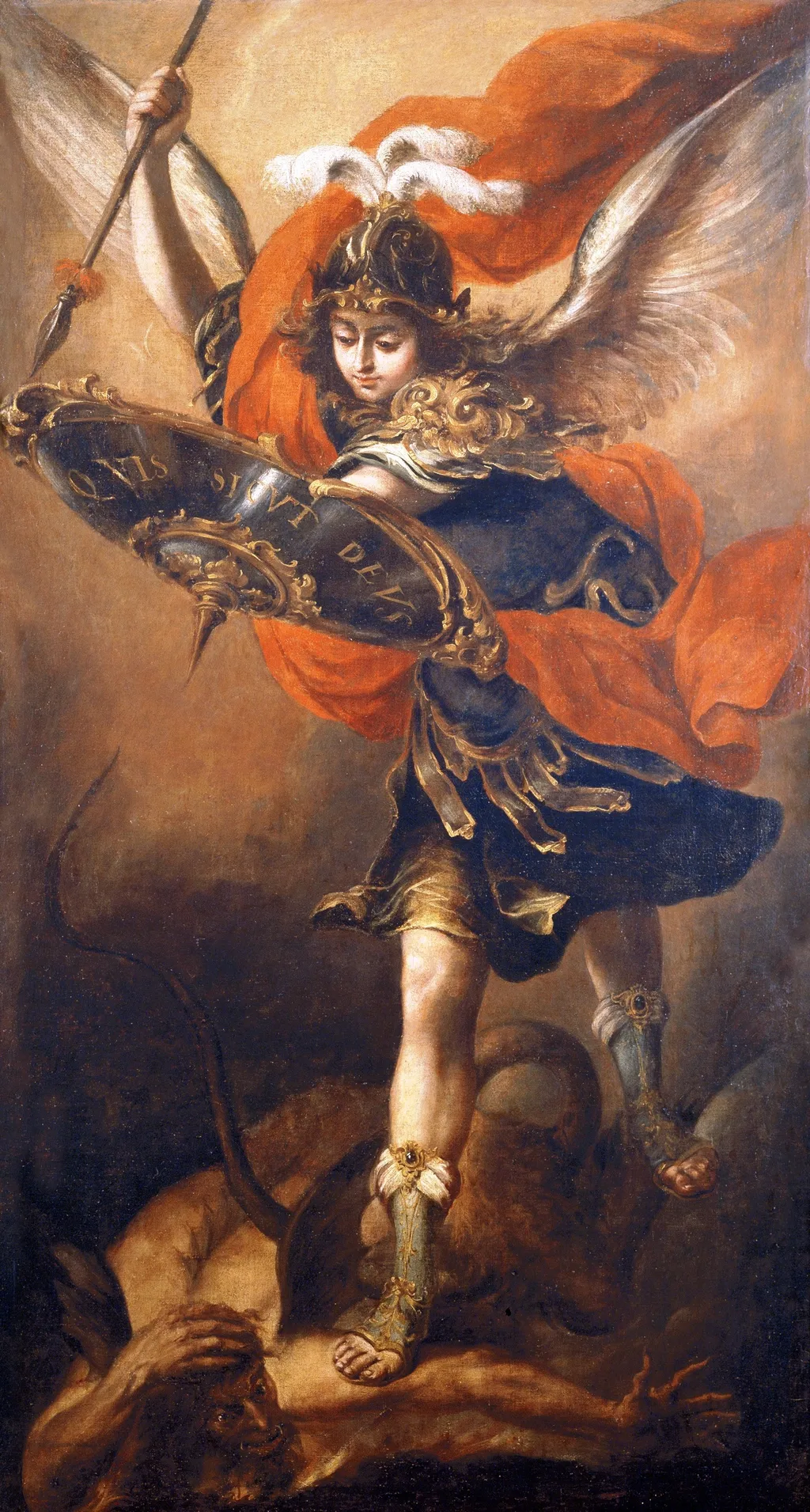 The Archangel Michael, by Juan de Valdés Leal, oil, 1656