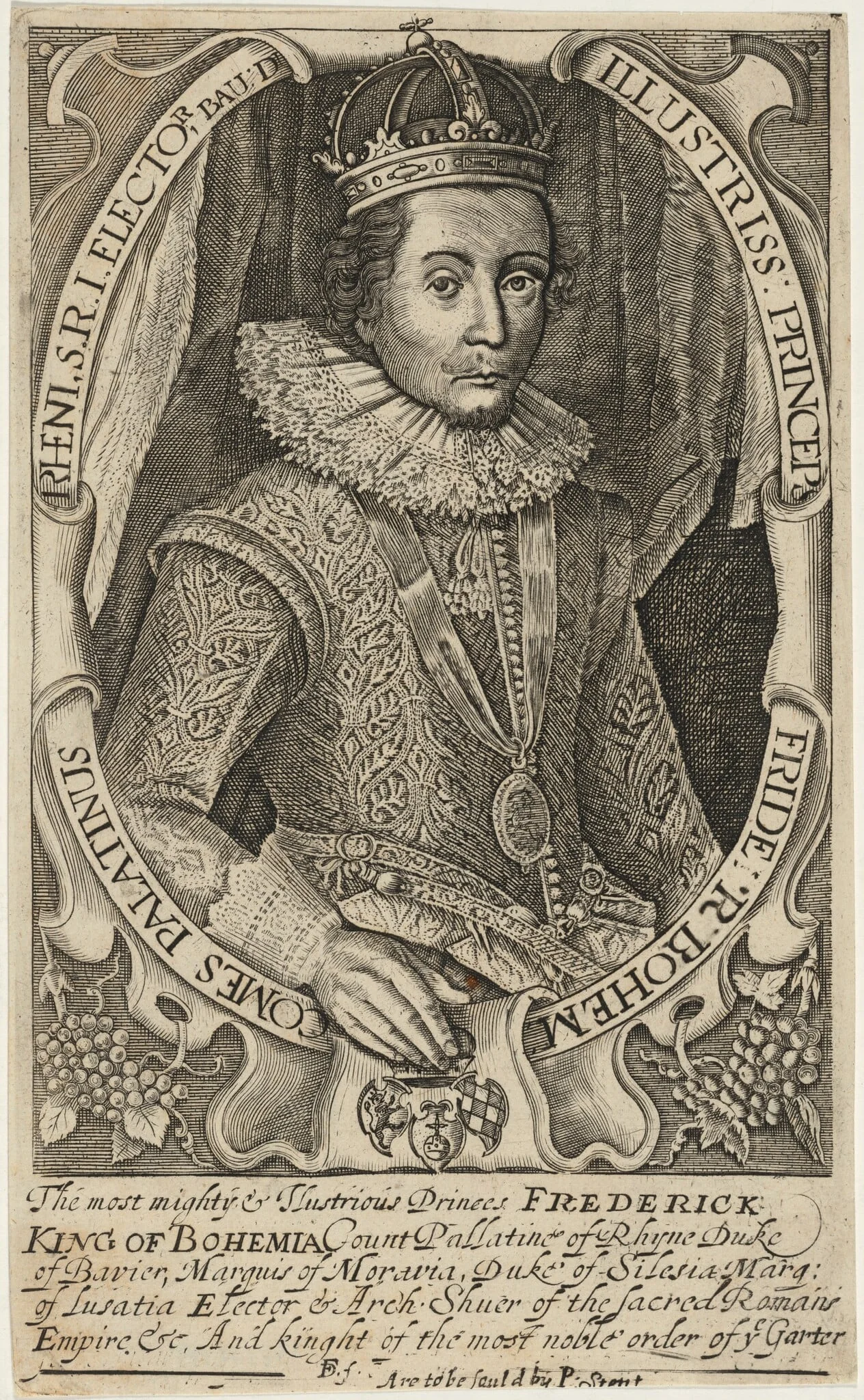 Frederick V, King of Bohemia, detail