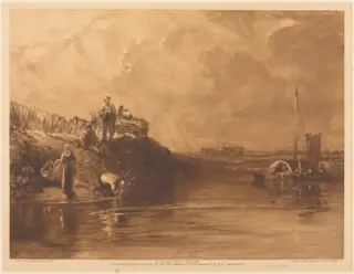 Kingston Bank, No.2, by Frank Short, ink, 1896