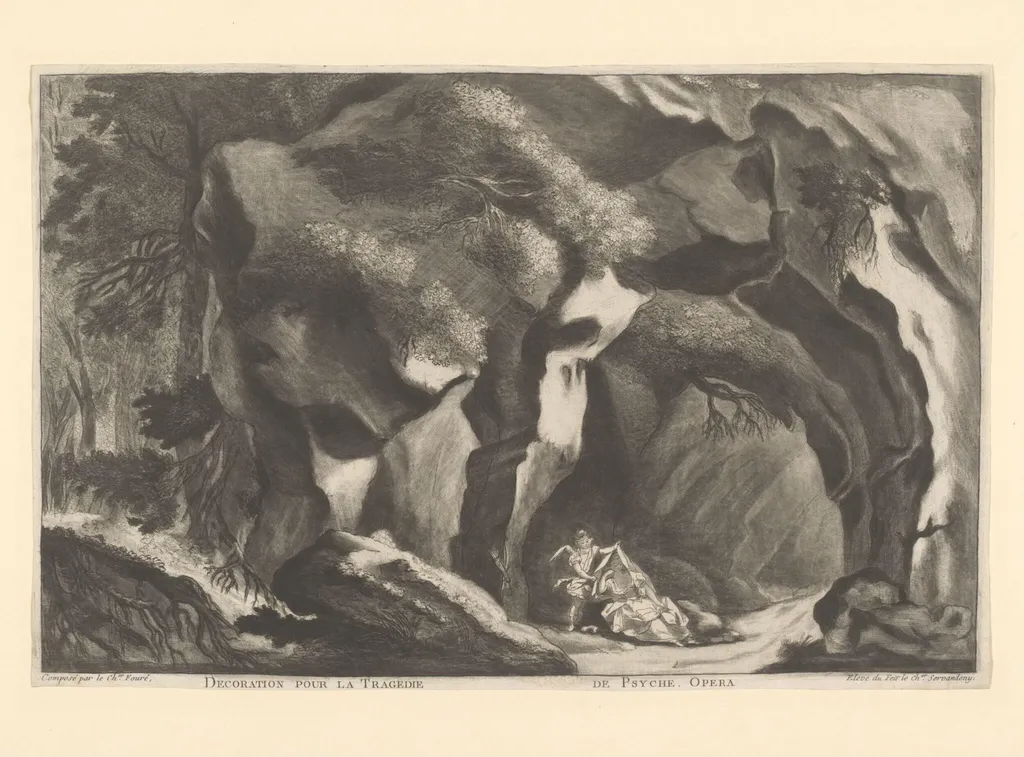 H Beard Print Collection, by Giovanni Niccolo Servandoni, 1750