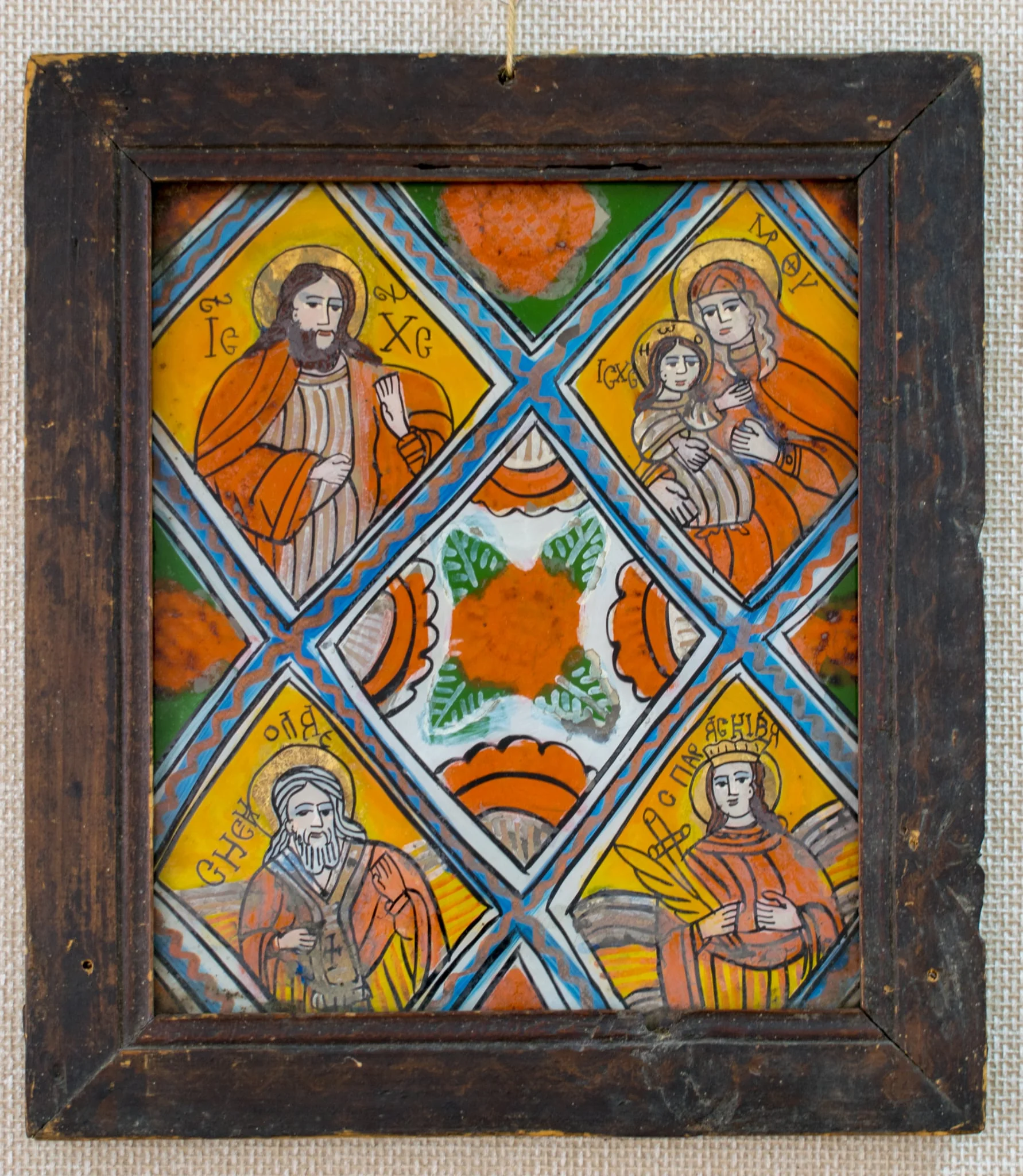 Icoa cu, detail